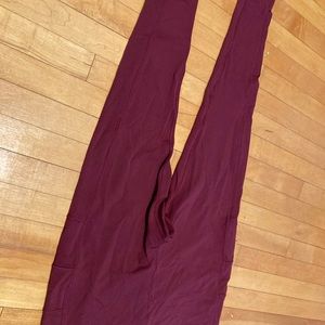 Pop Fit 3xl Maroon Leggings